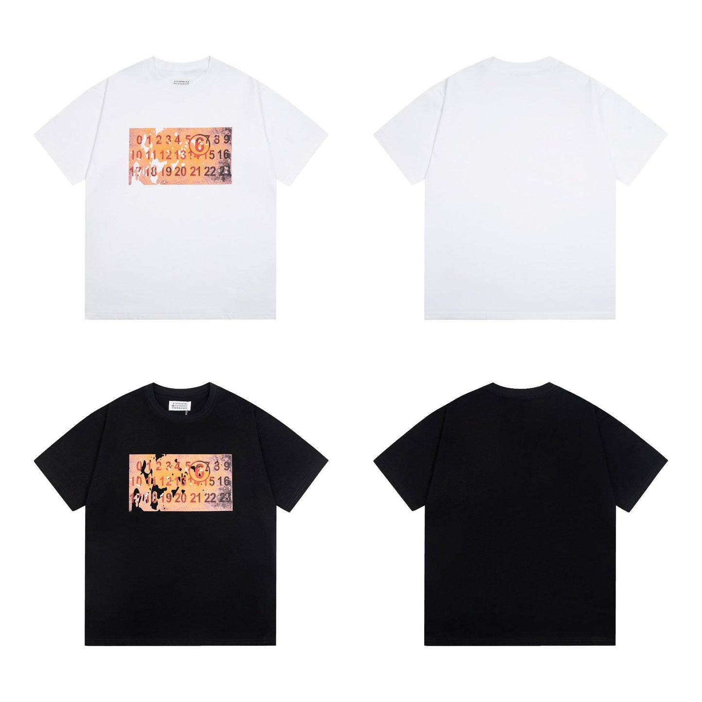 Maison Margiela T-shirt Crew Neck Loose Short Sleeve T-shirt